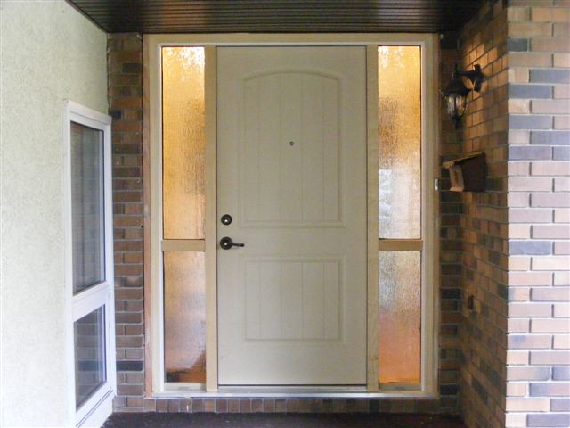 Wooden entry doors