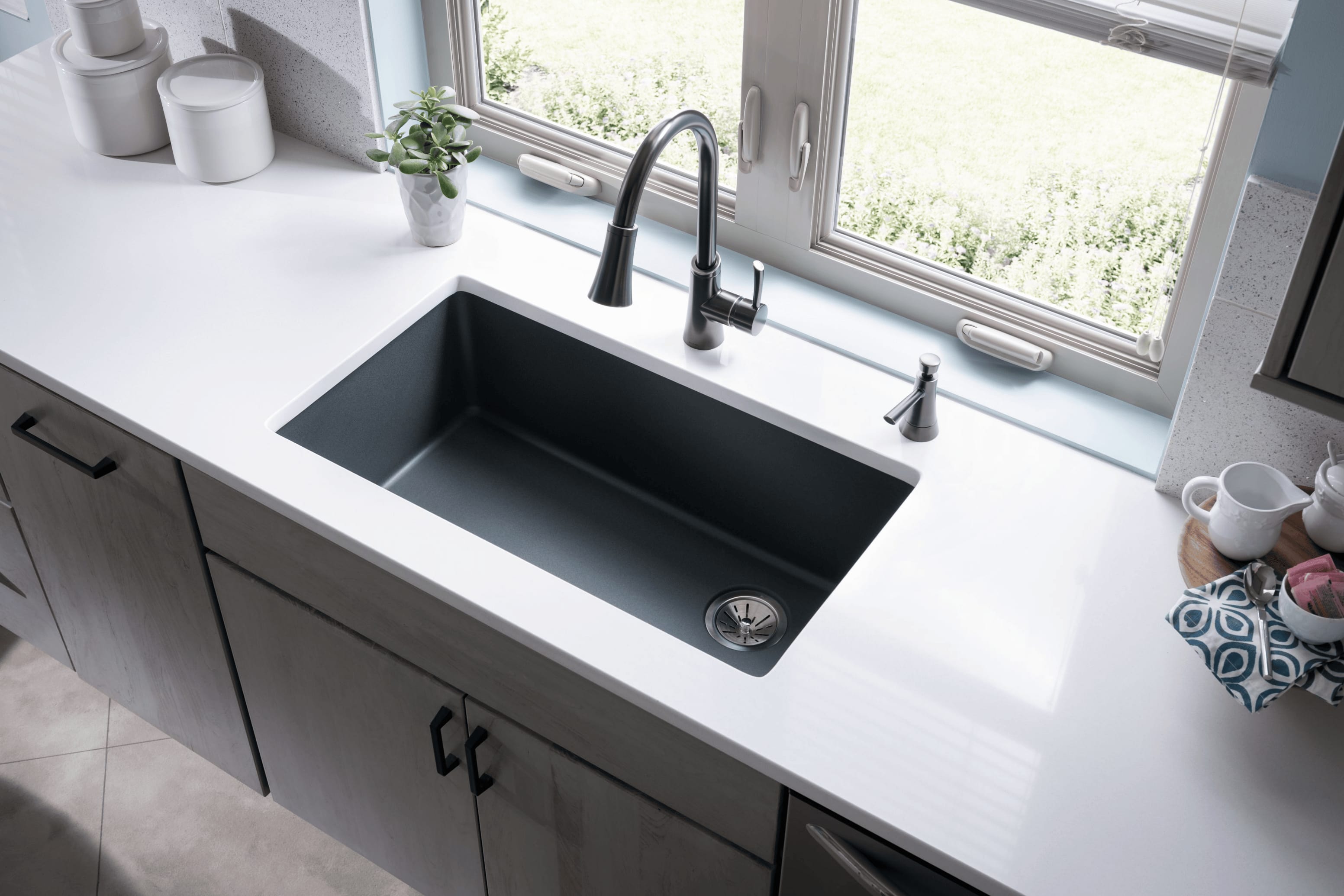 bathroom single bowl oval sink granite undermount