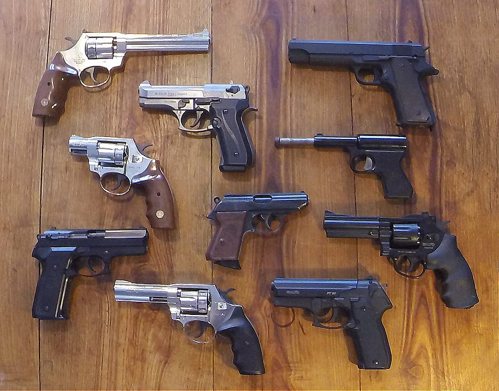 different types of guns with pictures