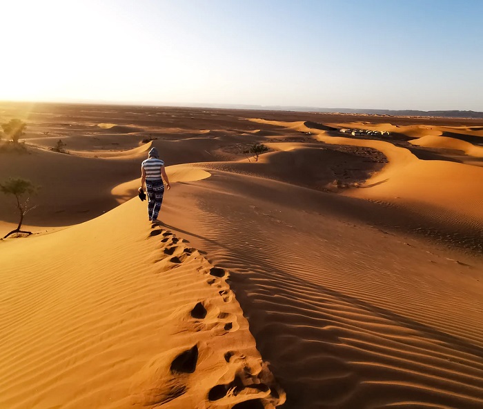 Solitude And Primeval Wilderness-Lonely Sand Dunes of Glamis